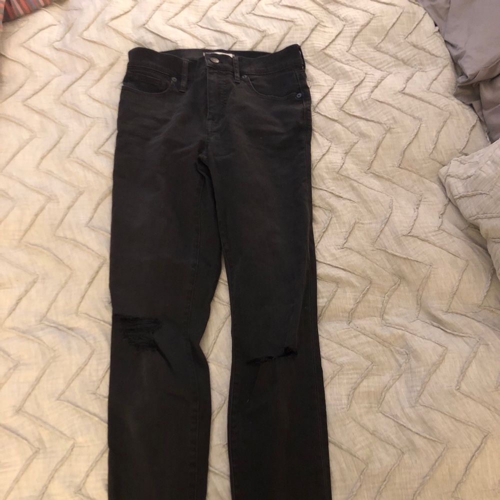 Madewell Black Highwasted Jeans (Extra Long)